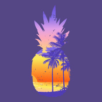 Beach Vibes T  Shirt Vintage Pineapple Sunset Surf Aloha Beach T  Shir Basic T-shirt | Artistshot