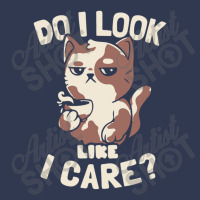 Do I Look Like I Care   Lazy Cute Coffee Cat Gift Basic T-shirt | Artistshot