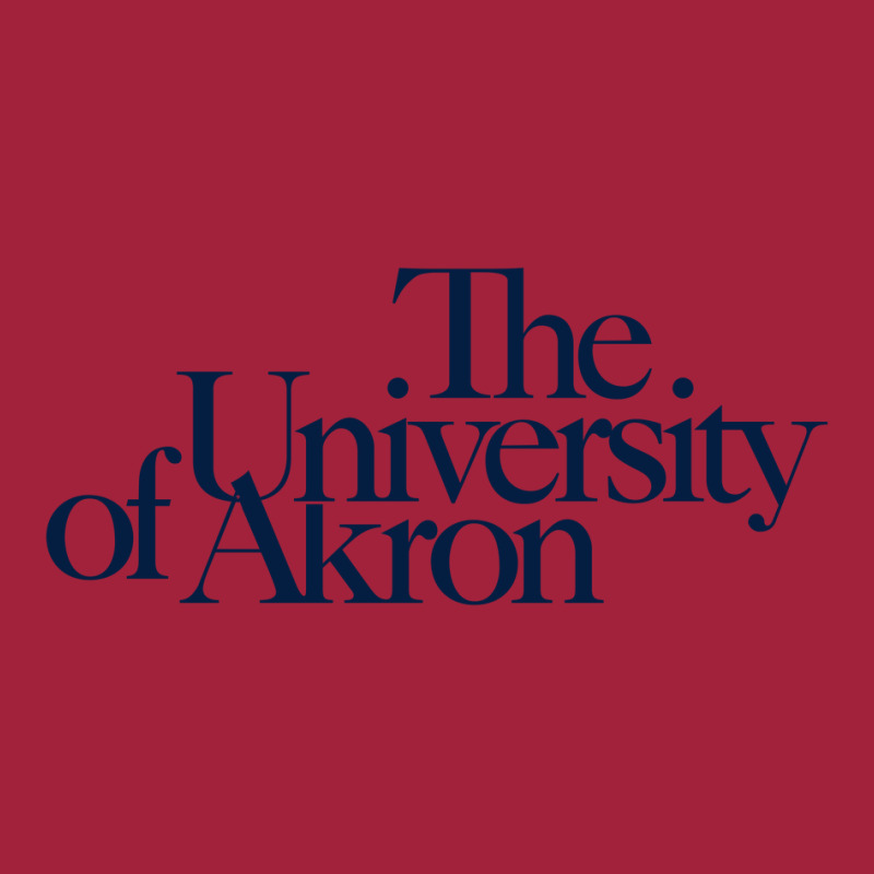 The University Of Akron Basic T-shirt by Alex christin | Artistshot