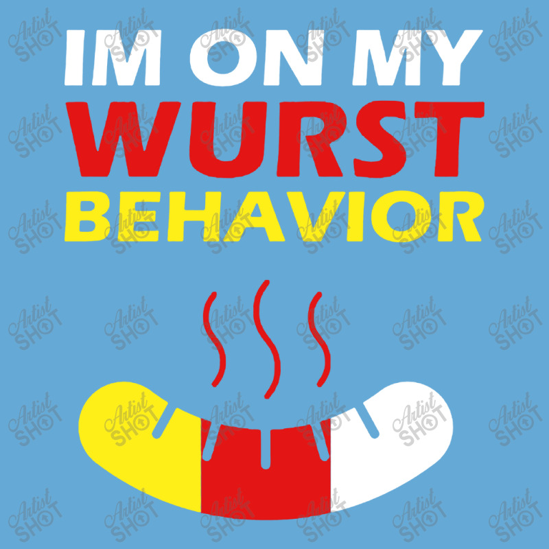 Oktoberfest I'm On My Wurst Behavior Basic T-shirt by Barbara Store | Artistshot