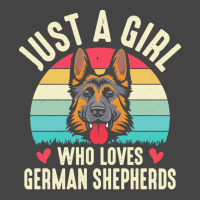 German Shepherd T  Shirt Just A Girl Who Loves German Shepherds T  Shi Basic T-shirt | Artistshot