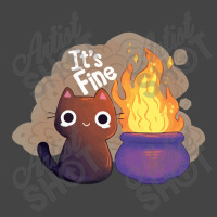 It's Fine Witchy Cat Basic T-shirt | Artistshot