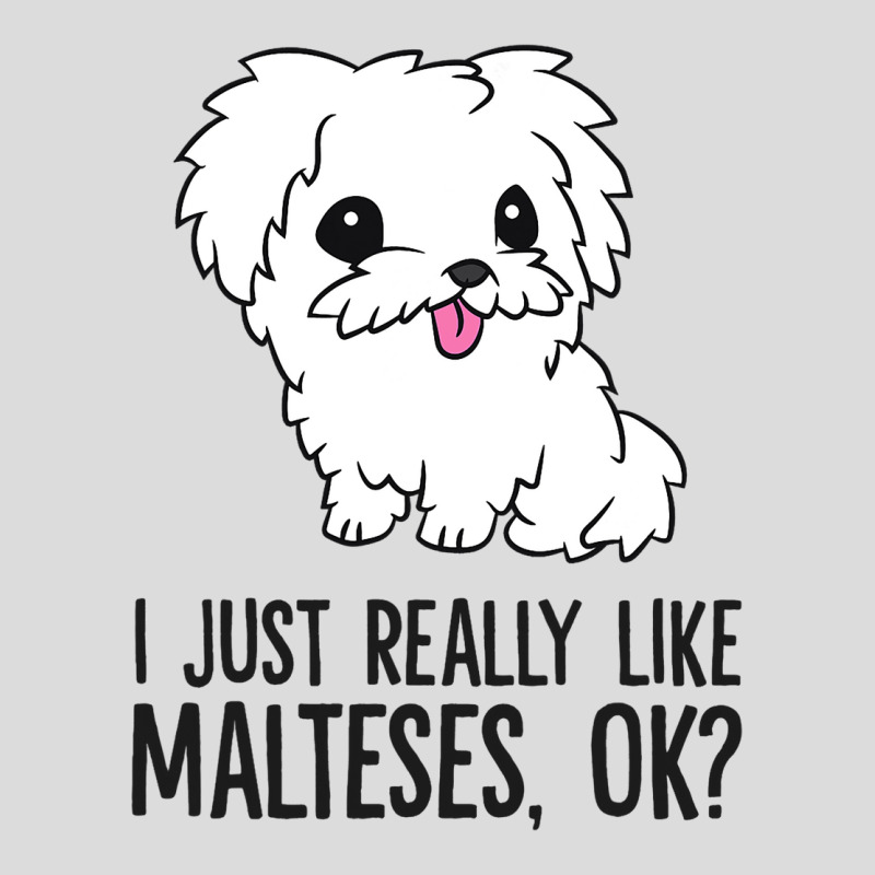 I Just Really Like Malteses Ok Cute Maltese Dog Men's Polo Shirt | Artistshot