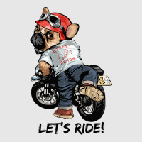 Funny Pug Dog Pug On A Motorcycle Lets Ride Unisex Jogger | Artistshot