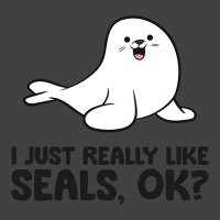 I Just Really Like Seals Ok Sea Lion Animal Cute S Vintage T-shirt | Artistshot