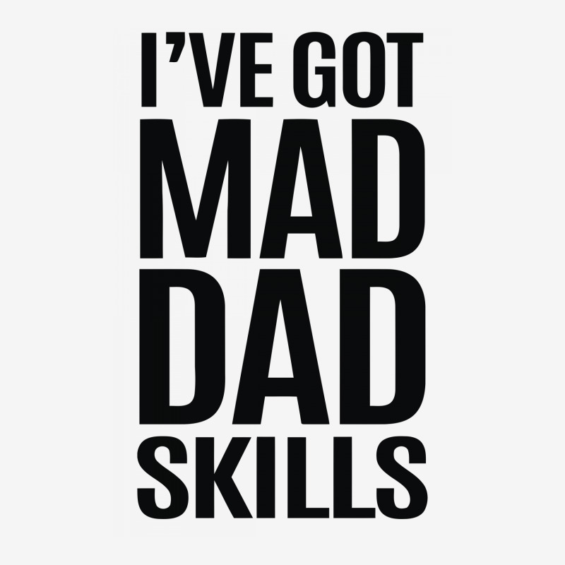 I've Got Mad Dad Skills Scorecard Crop Tee | Artistshot