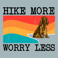 Hike More Worry Less Cocker Spaniel Graphic Hiking Unisex Sherpa-lined Denim Jacket | Artistshot