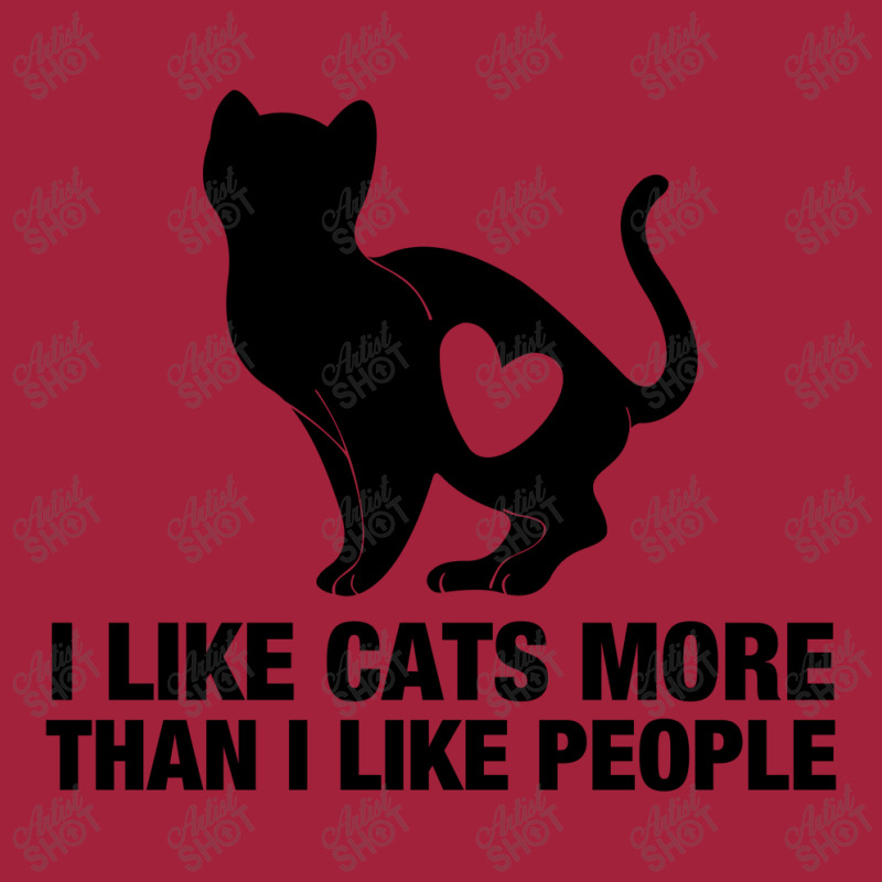 I Like Cats More Than I Like People Basic Youth T-shirt by NAE | Artistshot