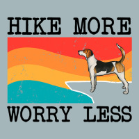 Hike More Worry Less English Foxhound Graphic Hiki Unisex Sherpa-lined Denim Jacket | Artistshot