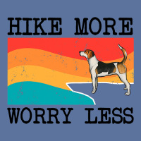 Hike More Worry Less English Foxhound Graphic Hiki Lightweight Hoodie | Artistshot