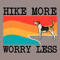 Hike More Worry Less English Foxhound Graphic Hiki Vintage T-shirt | Artistshot