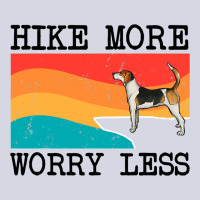 Hike More Worry Less English Foxhound Graphic Hiki Fleece Short | Artistshot