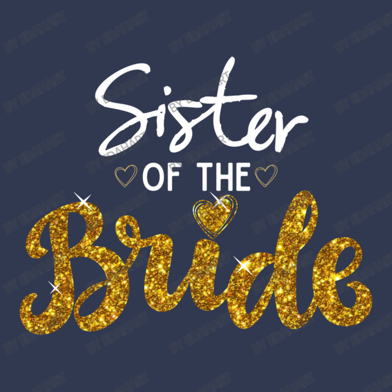 Sister Of The Bride Cute Golden Glitter Imitation Bridal Party Sister' Basic Youth T-shirt by EdahArt | Artistshot