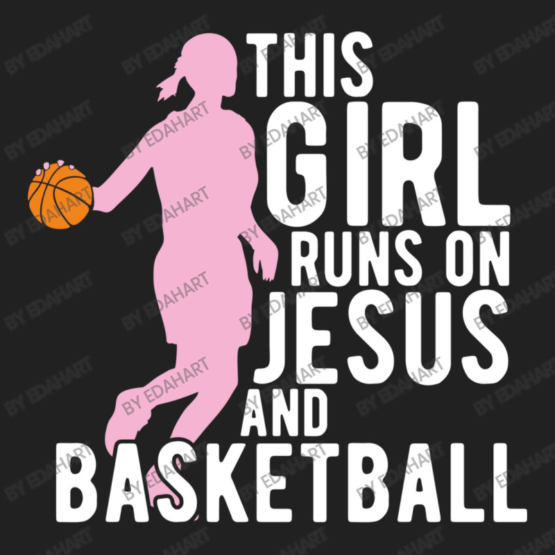 This Girl Runs On Jesus And Basketball Christian Girls Players Cute Gi Basic Youth T-shirt by EdahArt | Artistshot