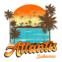 Atlantis Bahamas Beach Summer Vacation Palm Sunset T Shirt Raglan Crop Top | Artistshot