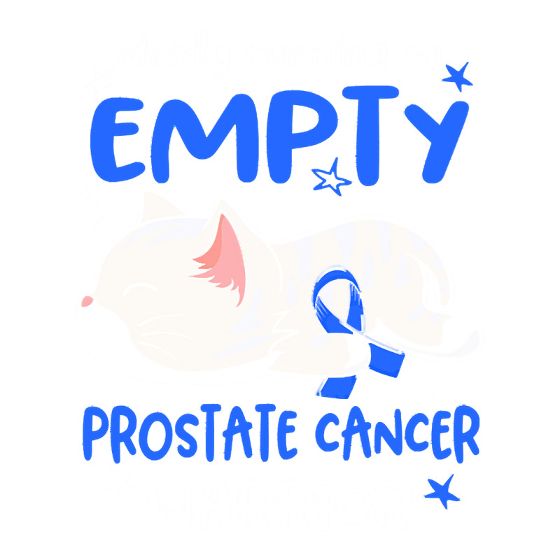 Prostate Cancer Awareness T  Shirt Mostly Running On Empty Prostate Ca Raglan Crop Top by rico96716 | Artistshot