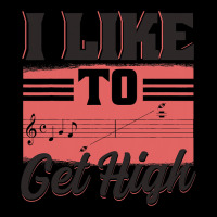 I Like To Get High Music Notes Opera Singer Choir  Legging | Artistshot