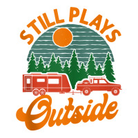 Camping Still Plays Outside Caravan Rv Trailer Tank Top Raglan Crop Top | Artistshot