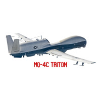 Military Aircraft Mq 4c Triton Raptor Pilot Gifts T Shirt Raglan Crop Top | Artistshot