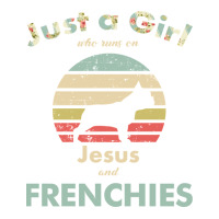 French Bulldog Frenchie Dog Just A Girl Who Runs On Jesus And French B Raglan Crop Top | Artistshot