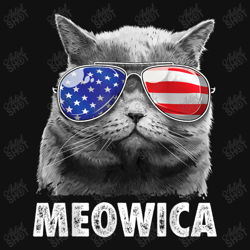 Cat 4th Of July Mug Meowica Merica Men Usa American Flag Atv License Plate | Artistshot