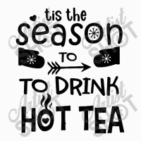 It's The Season To Drink Hot Tea Raglan Crop Top | Artistshot