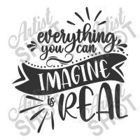 Everything You Can Imagine Is Real Raglan Crop Top | Artistshot