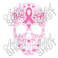 Sugar Skull Pink Ribbon Calavera Breast Cancer Awareness Raglan Crop Top | Artistshot