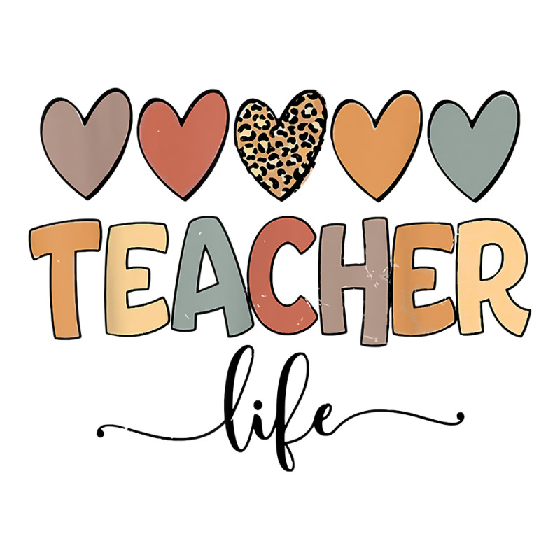 Teacher Life Is A Work Of Heart Men Women Teacher T Shirt Raglan Crop Top by LiadCotten | Artistshot