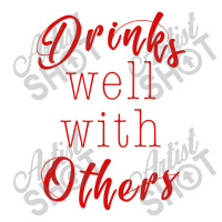 Drinks Well With Others Raglan Crop Top | Artistshot