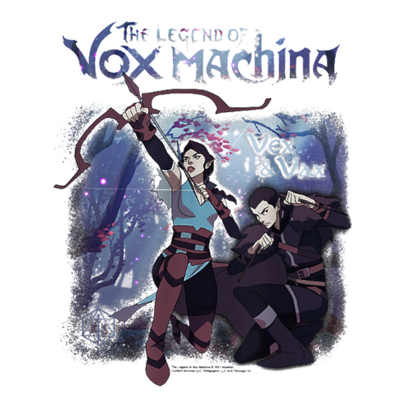 The Legend Of Vox Machina Vex And Vax Forest Scene Raglan Crop Top by saterseim | Artistshot