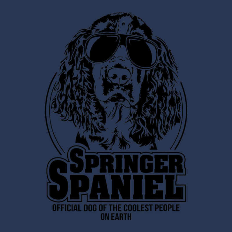 Funny Springer Spaniel Coolest People Dog Saying D Ladies Denim Jacket by ARTHURDINES | Artistshot