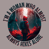 Hiking Accessories Hiker Who Hikes Alone Mystical  Vintage Hoodie | Artistshot