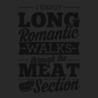 I Enjoy Long Romantic Walks Through The Meat Secti Printed Hat | Artistshot