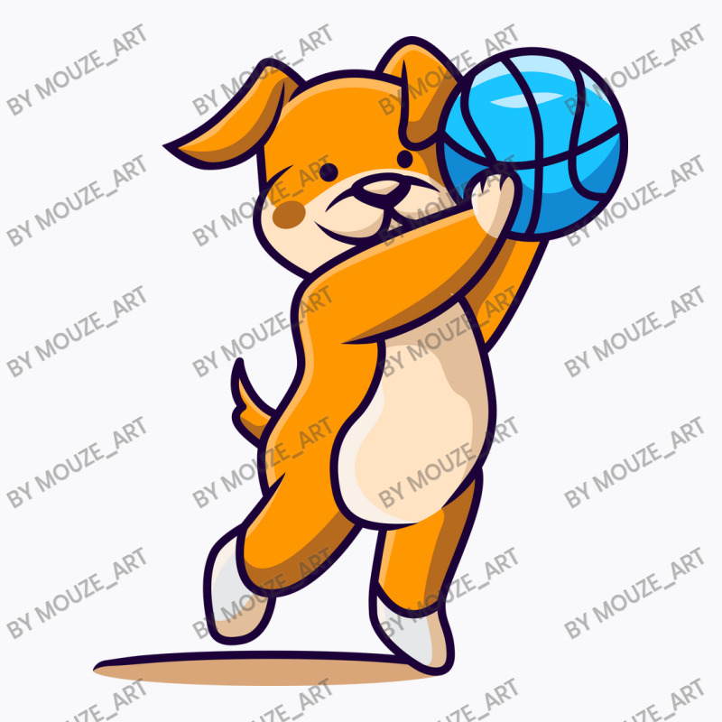 Dog And Basketball T-shirt | Artistshot
