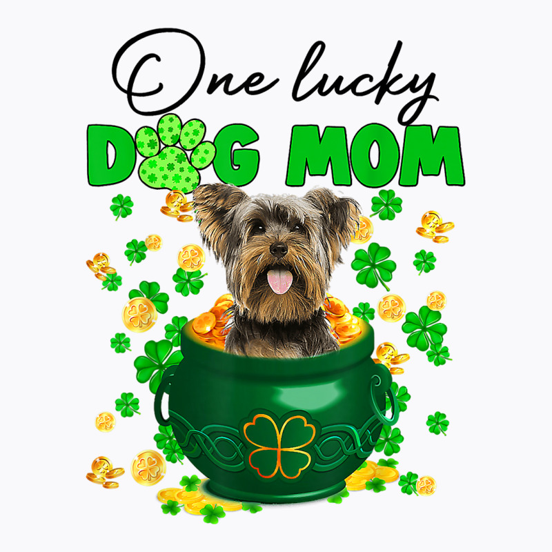 Funny St Patricks Day Patricks Yorkshire Terrier D T-shirt | Artistshot