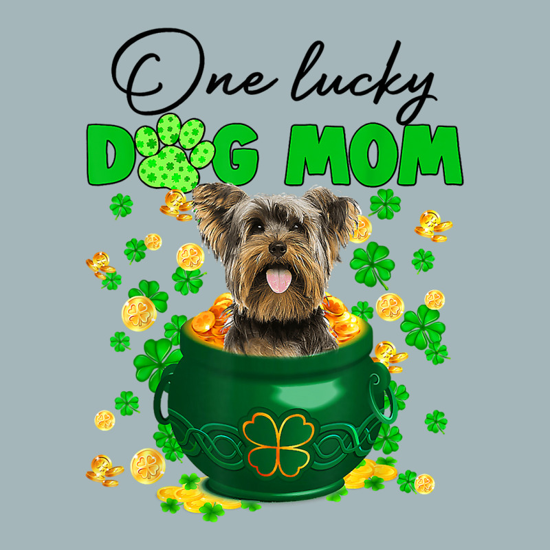 Funny St Patricks Day Patricks Yorkshire Terrier D Unisex Sherpa-lined Denim Jacket | Artistshot