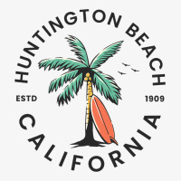 Huntington California Beach Surf Summer Vacation Ladies Fitted T-shirt | Artistshot