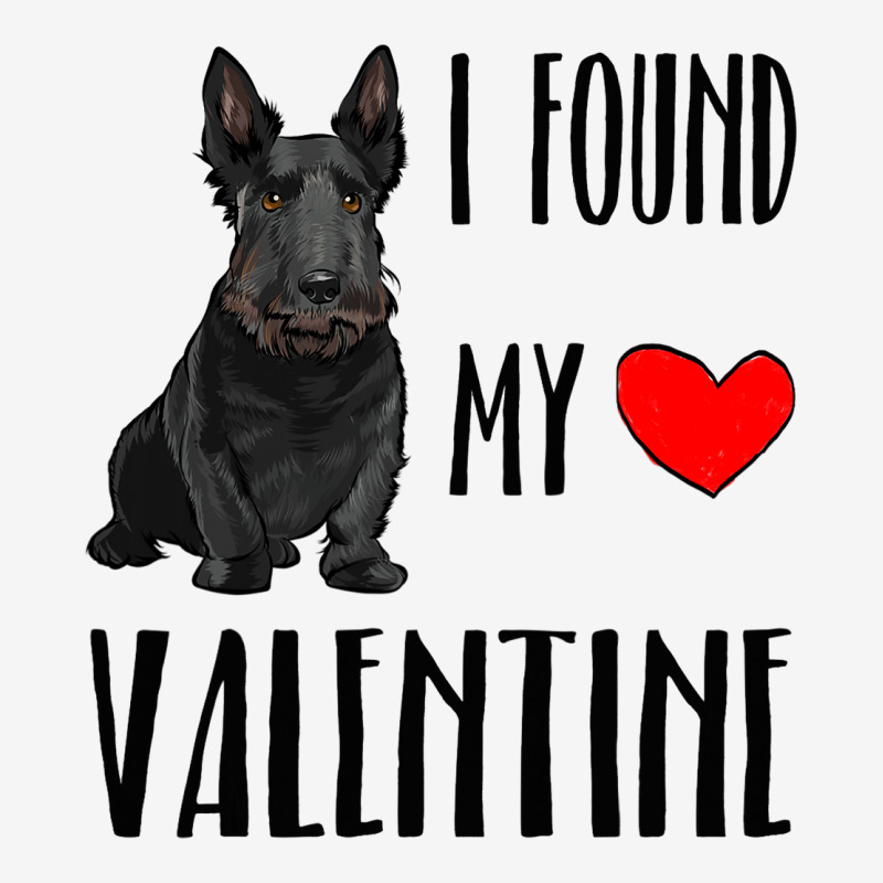 I Found My Valentine Day Scottish Terrier Dog Love Graphic T-shirt by MICHAELPHILBECK | Artistshot