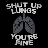 Funny Swimming Quote For Swimmer Shut Up Lungs You Kids Cap | Artistshot