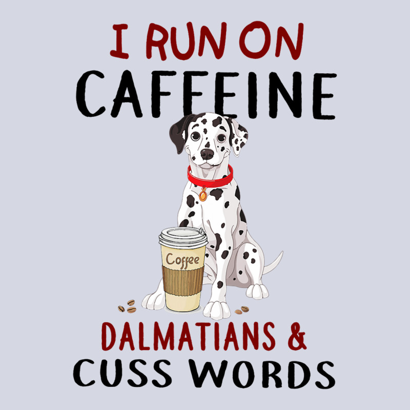 Funny Dog Gift I Run On Caffeine Dalmatians Cuss W Fleece Short | Artistshot