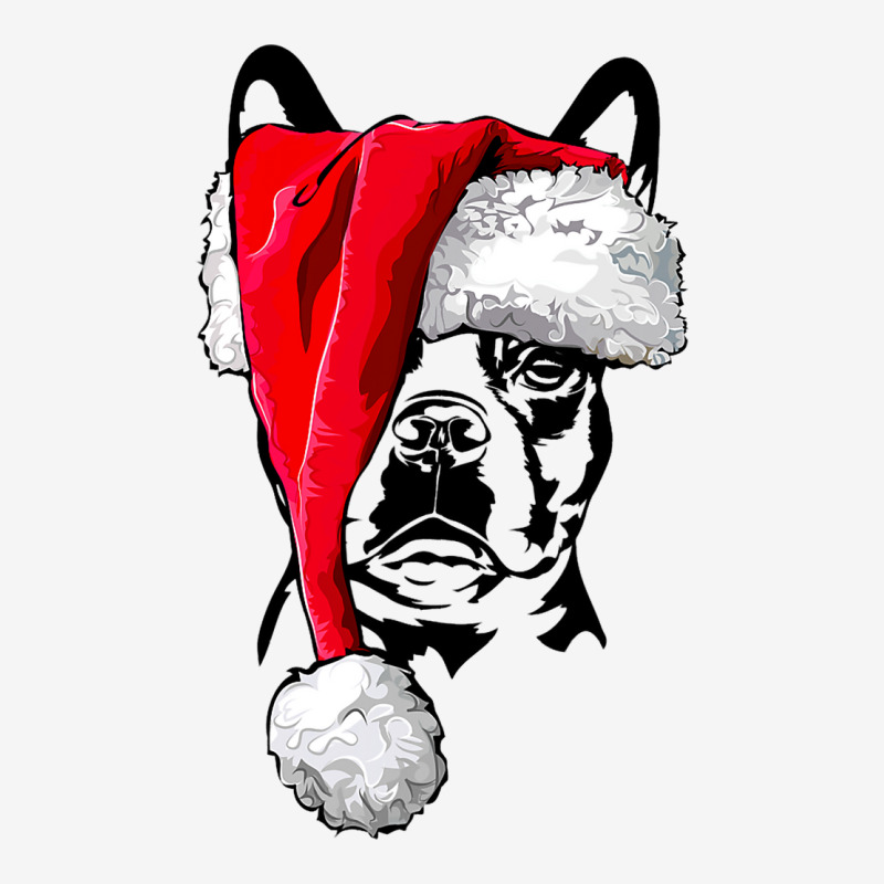 Funny Santa Boston Terrier Christmas Dog Mom Dog 3 Classic T-shirt by AdleeDerr | Artistshot