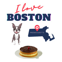 I Love Boston Massachusetts Terrier Creme Pie Funn Long Sleeve Shirts | Artistshot