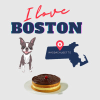 I Love Boston Massachusetts Terrier Creme Pie Funn Unisex Jogger | Artistshot