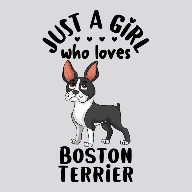 Funny Dog Lover Gift Just A Girl Who Loves Boston  Women's Triblend Scoop T-shirt by GrayceMeekin | Artistshot