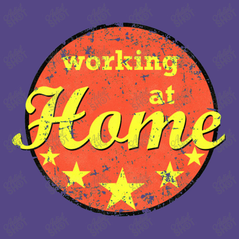 Working At Home   Online Basic T-shirt | Artistshot