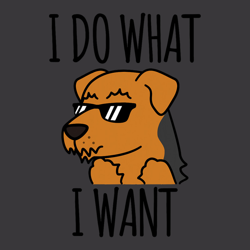 I Do What I Want Airedale Terrier Dog Ladies Curvy T-Shirt by KochDestines | Artistshot