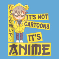 Sad Anime Boy   It's Not Cartoons It's Anime Manga Teen Boy Zip Hoodie Basic T-shirt | Artistshot