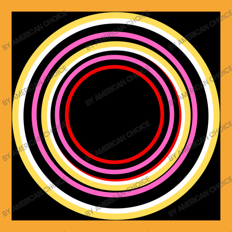 Colourful Circles On Black Colour Background Basic T-shirt by American choice | Artistshot