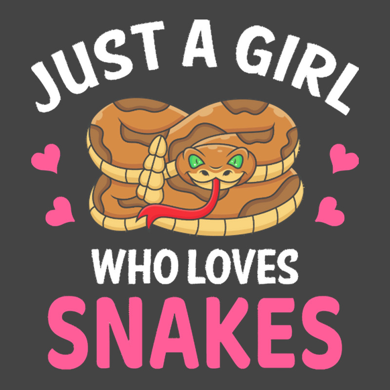 Snake T  Shirt Just A Girl Who Loves Snakes I Cartoon Snake T  Shirt Basic T-shirt by heloise3085 | Artistshot